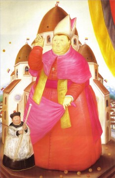 Artworks by 350 Famous Artists Painting - Cardinal Fernando Botero